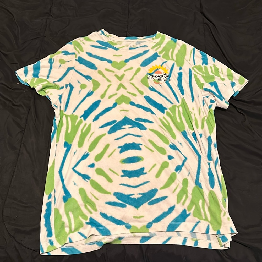 Nike running Tie Dye tee